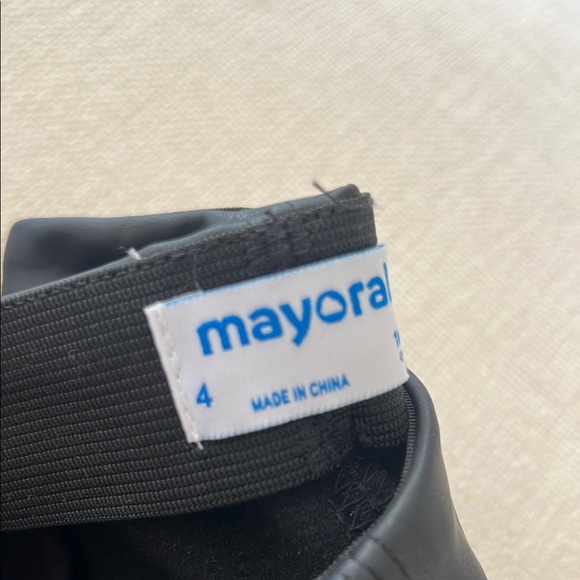 Mayoral Black Kids Leggings - Picture 4 of 5